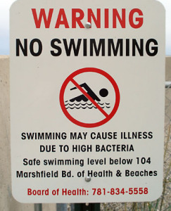 WARNING No Swimming
